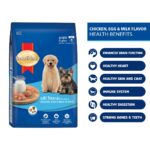 SmartHeart Puppy Dry Dog Food Chicken, Egg & Milk Flavour, 1.5 kg